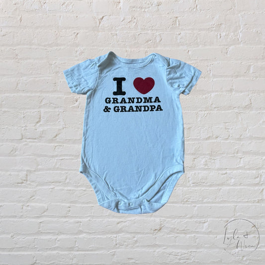 The Children’s Place “ I Love Grandma & Grandpa” Bodysuit | 12-18 M