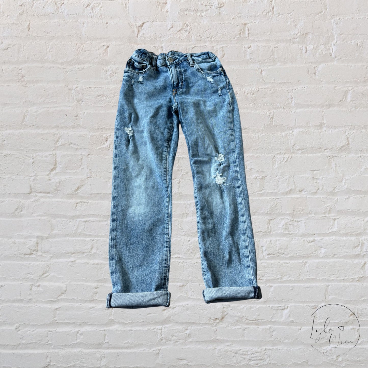 Gap Distressed Girlfriend Jeans | 10