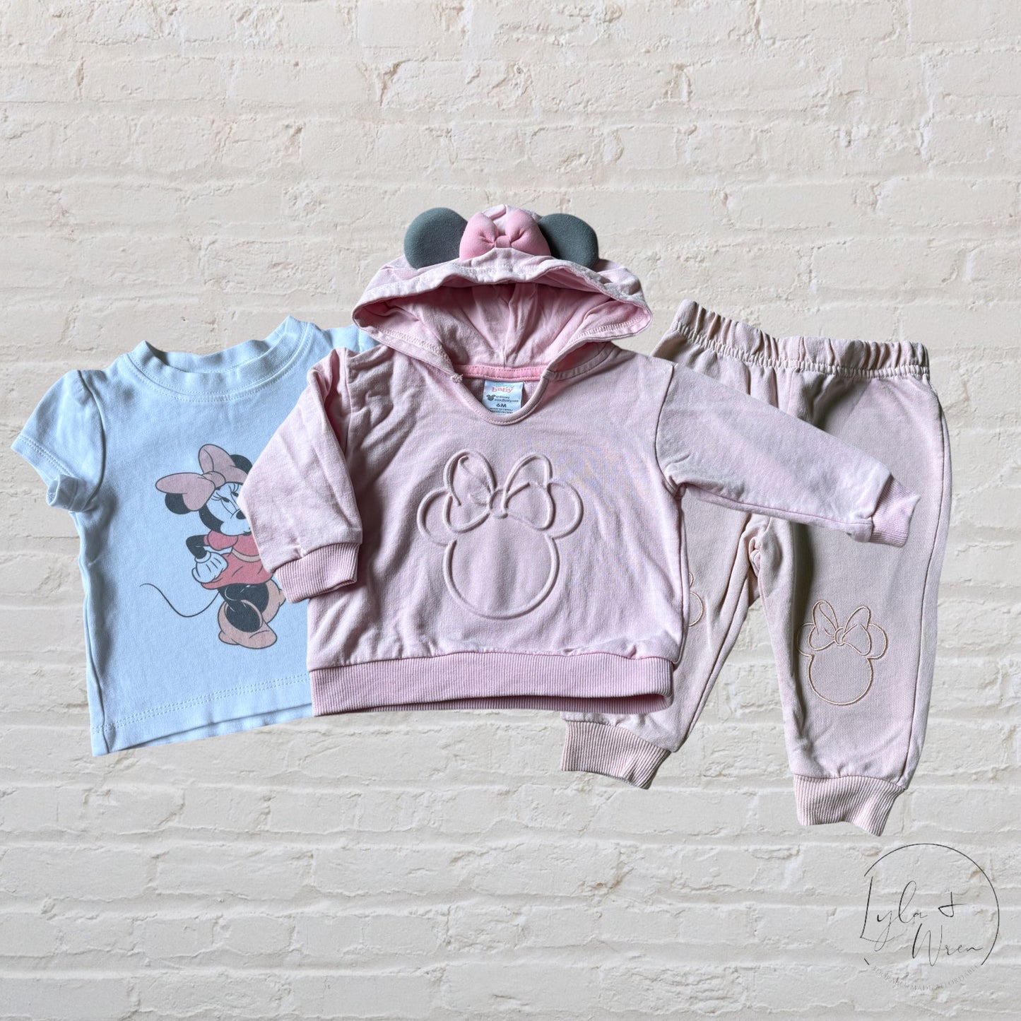 3 Piece M. Mouse Outfit Set | 6 M