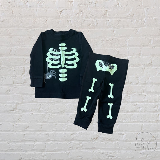 George Glow in the Dark Skeleton Sleepwear | 6-12 M