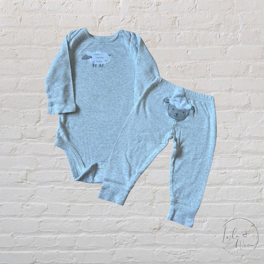 Simple Joys by Carter’s Neutral Lamb Outfit Set | 6-9 M