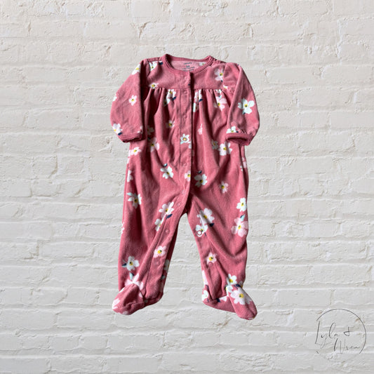 Carter’s Pink Fleece Sleeper | 6 M