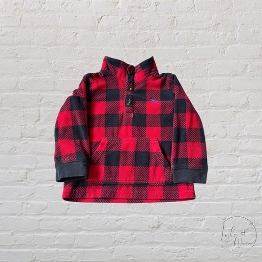 Carter’s Plaid Fleece 1/2 Zip | 18 M