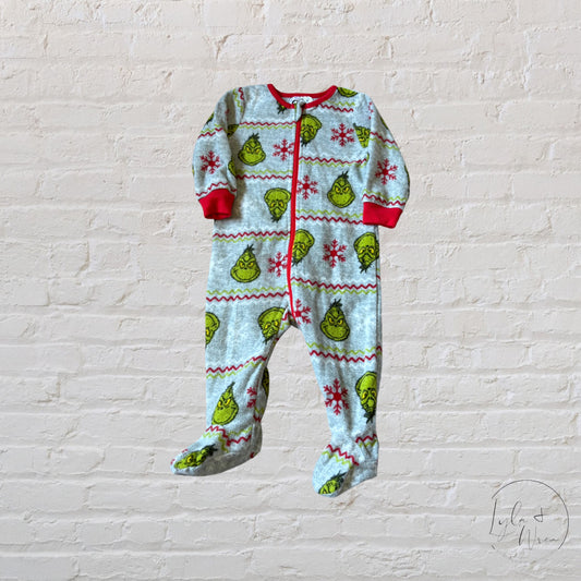 The Grinch Fleece Sleeper | 6-12 M