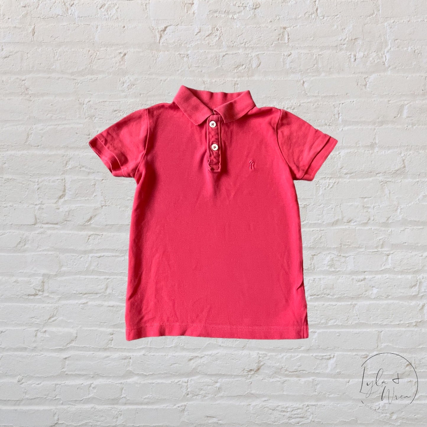 Zara Bright Red Polo | 4/5