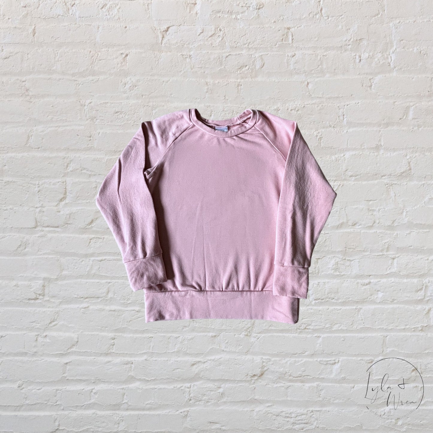 Posh & Cozy Pink Crewneck | 4T