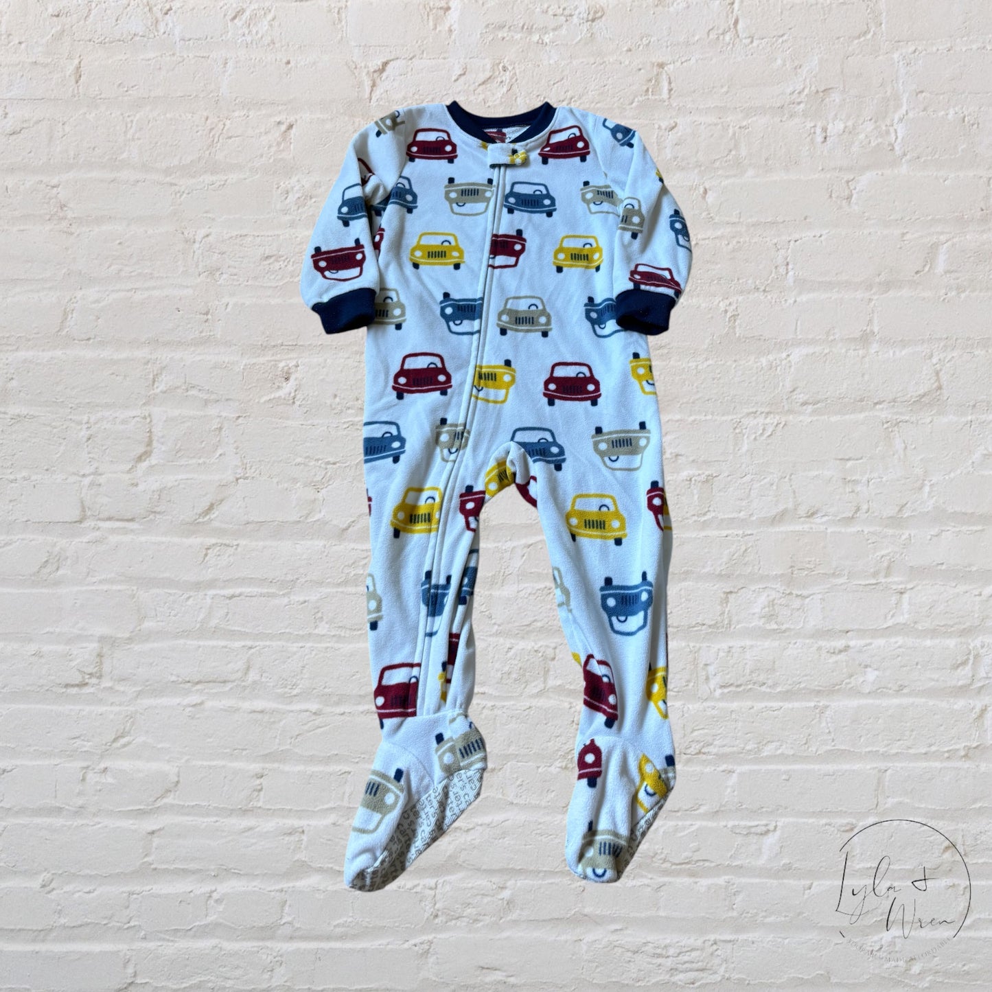 Carter’s Car Pattern Fleece Sleeper | 24 M