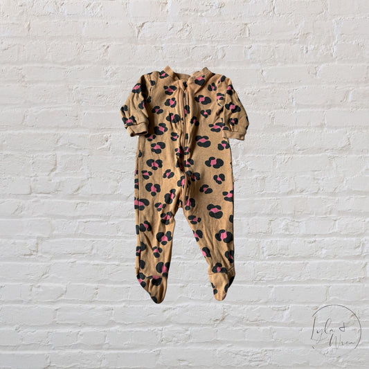 George Animal Print Sleeper | 3-6 M