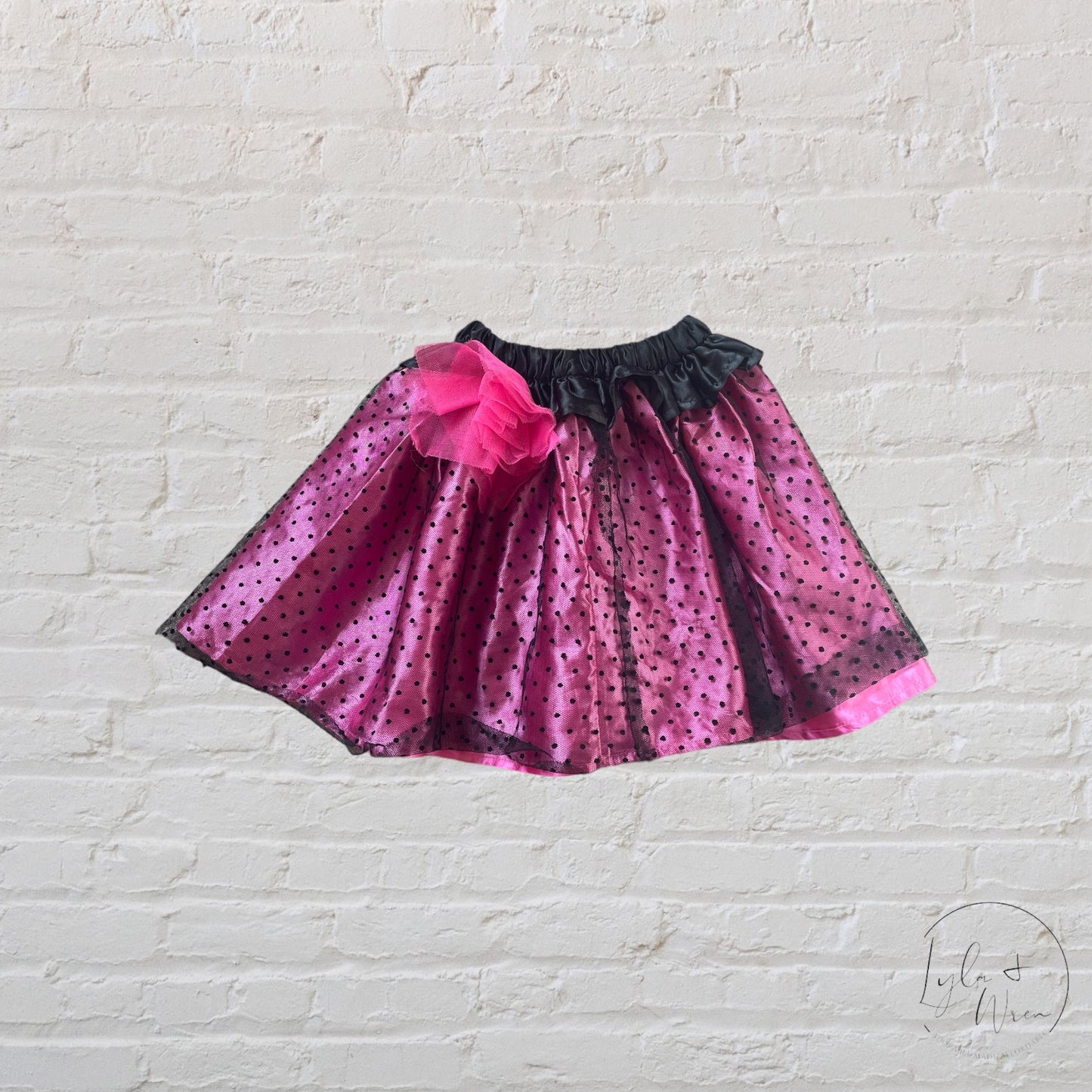 Pink + Black Dress Up Tutu | OS