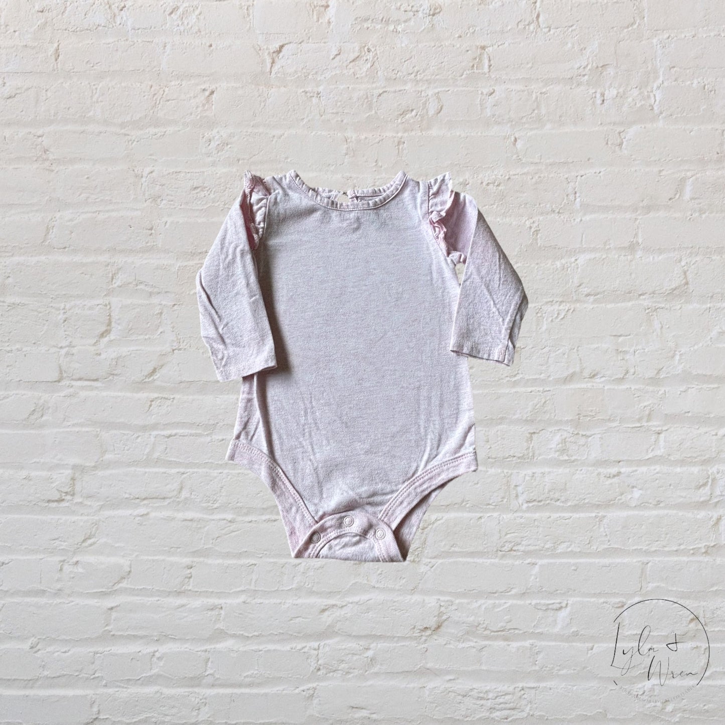 George Heathered Pink Bodysuit | 6-12 M