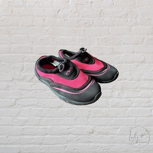 Pink + Black Water Shoes | Toddler 9/10