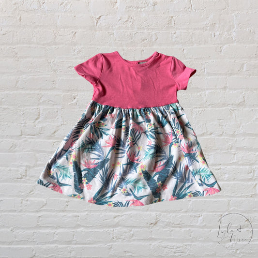 Mid Hawaiian Florals Dress | 3-6 M