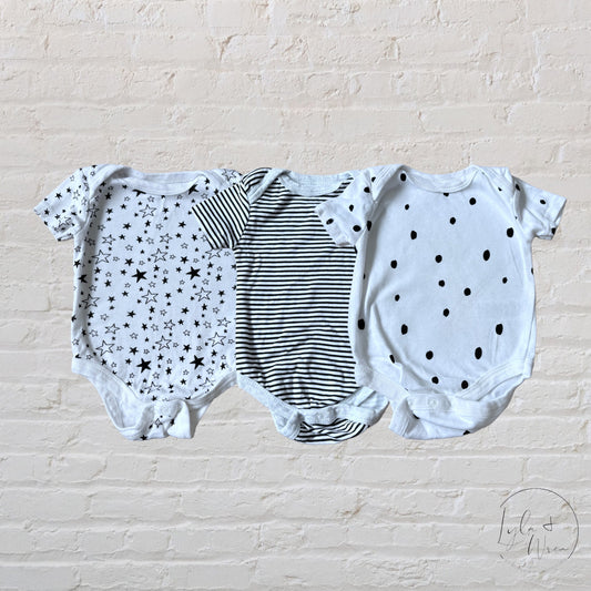 3 Piece Neutral Bodysuit Set | 3-6 M