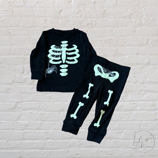 George Glow-in-the-Dark Skeleton Sleepwear Set | 6-12 M