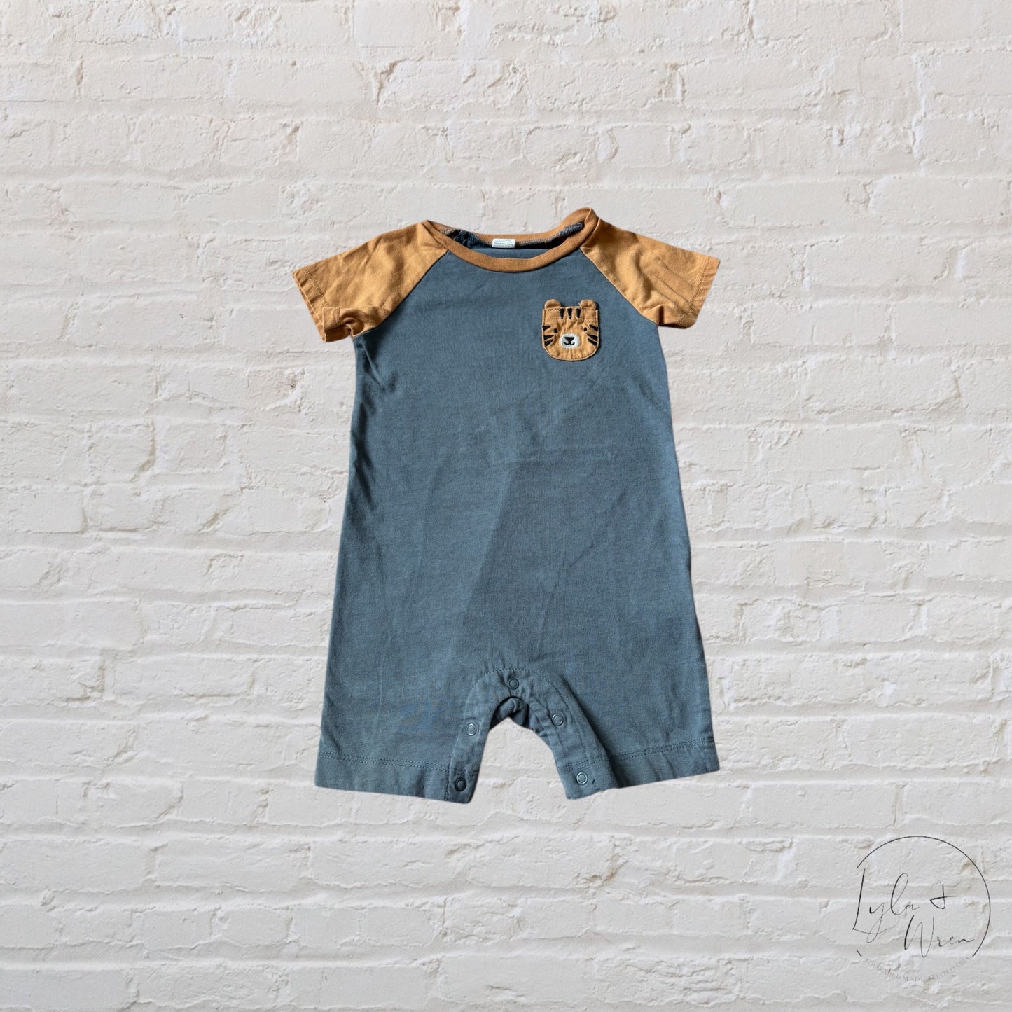 Petit Lem Tiger Romper | 18 M