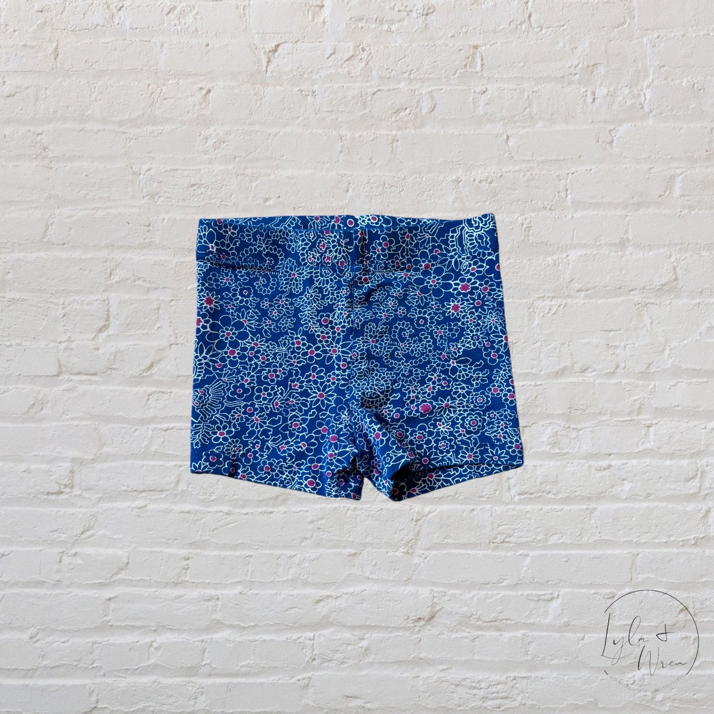 Joe Fresh Blue Patterned Shorts | 12-18 M