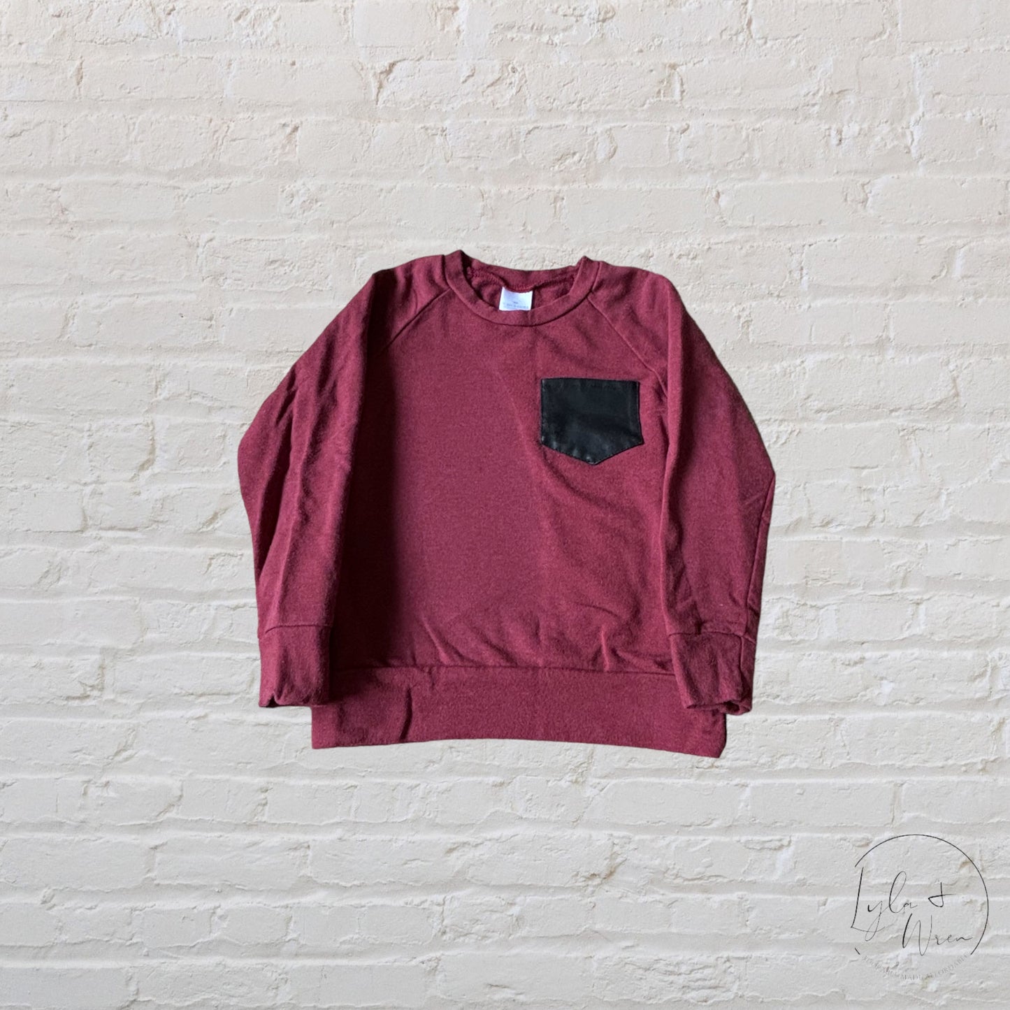 Posh & Cozy Port Beau Pocket Crewneck | 3T