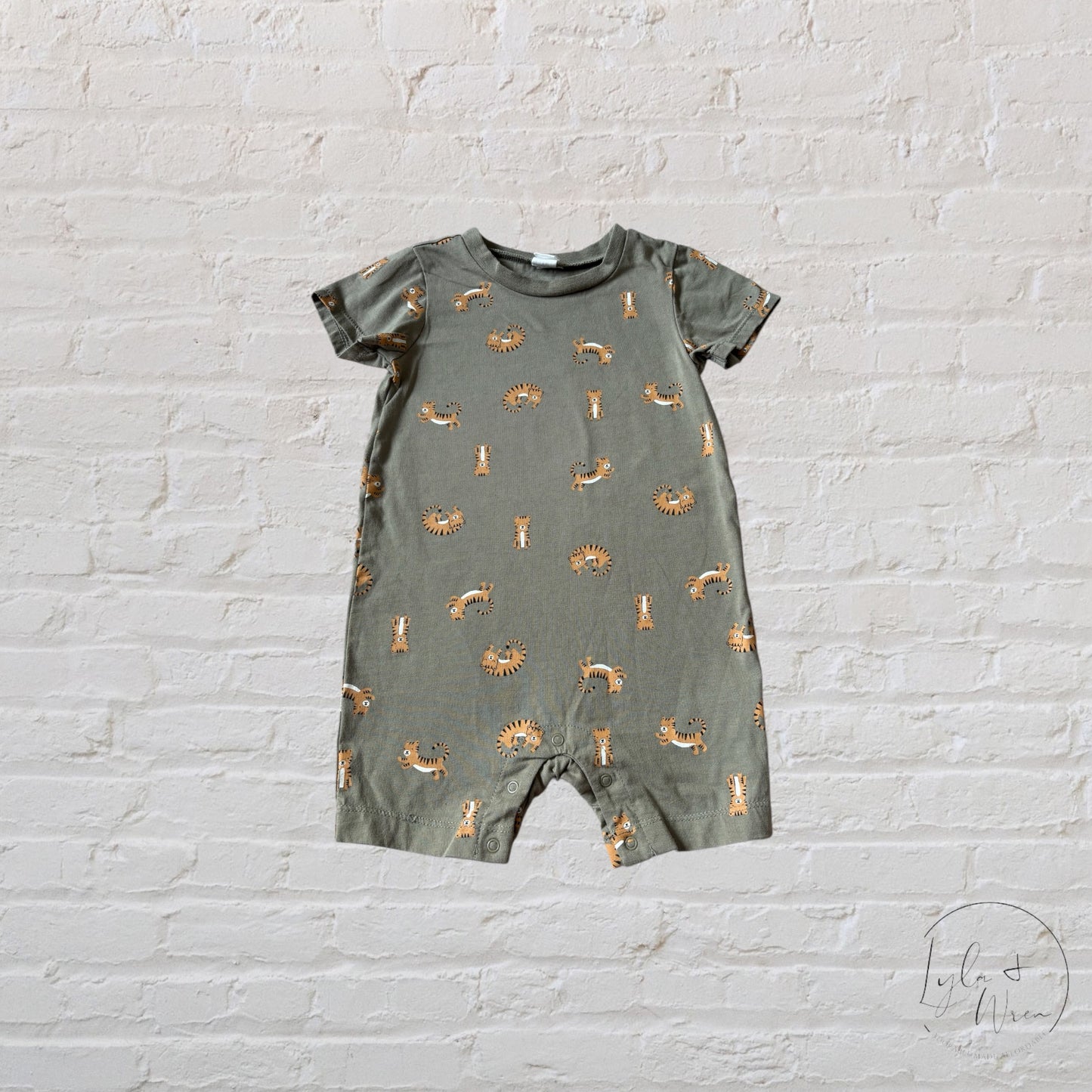 Petit Lem Tiger Romper | 18 M