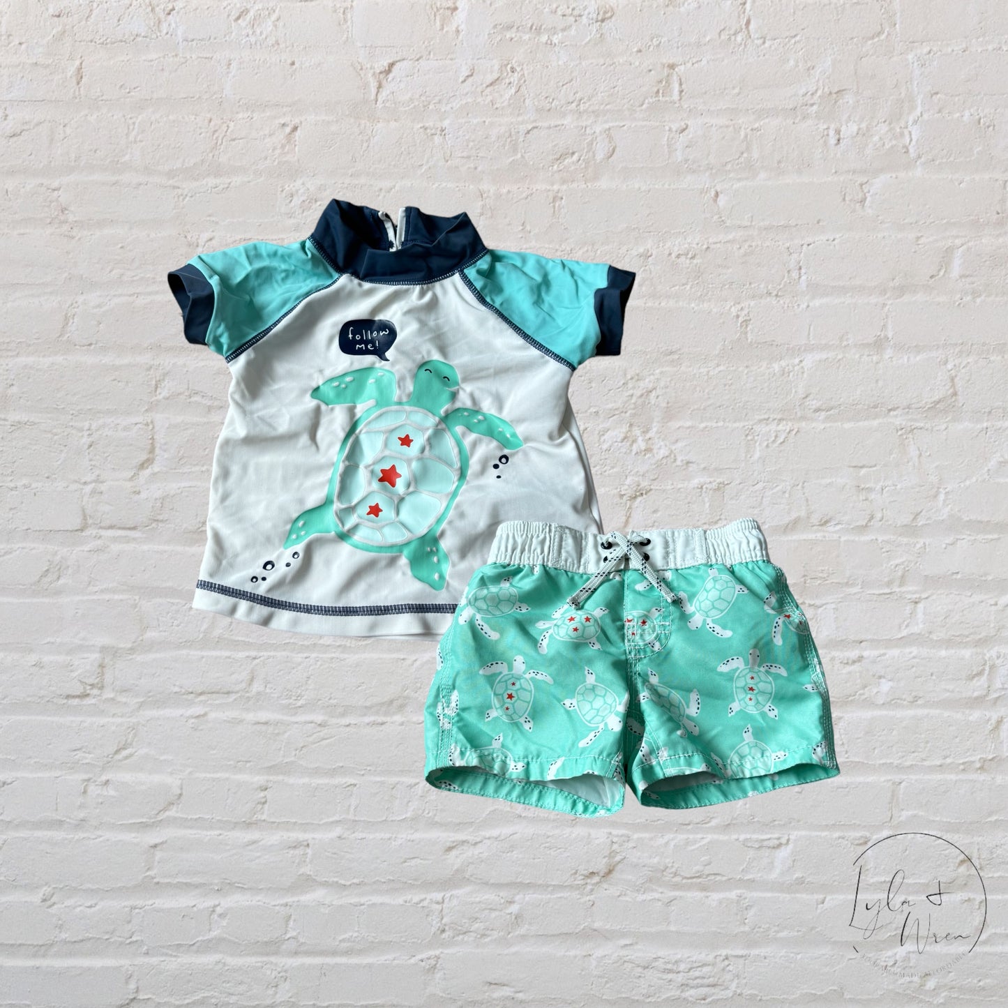 Baby Gap Turtle Swimwear | 6-12 M