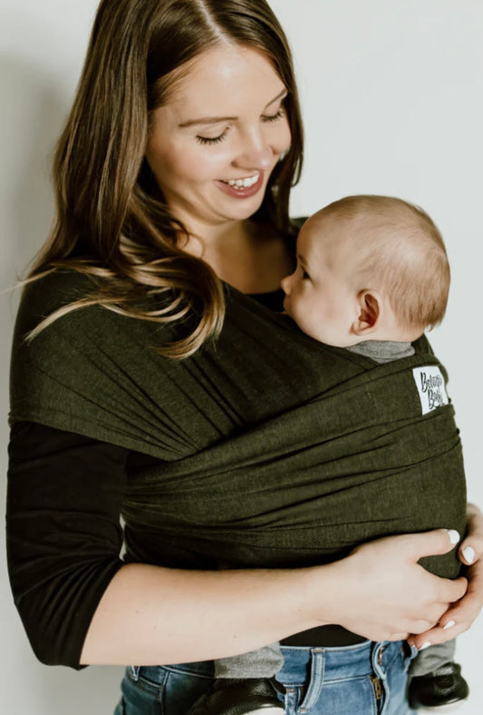 The Jessica : Heather Green Beluga Baby Wrap