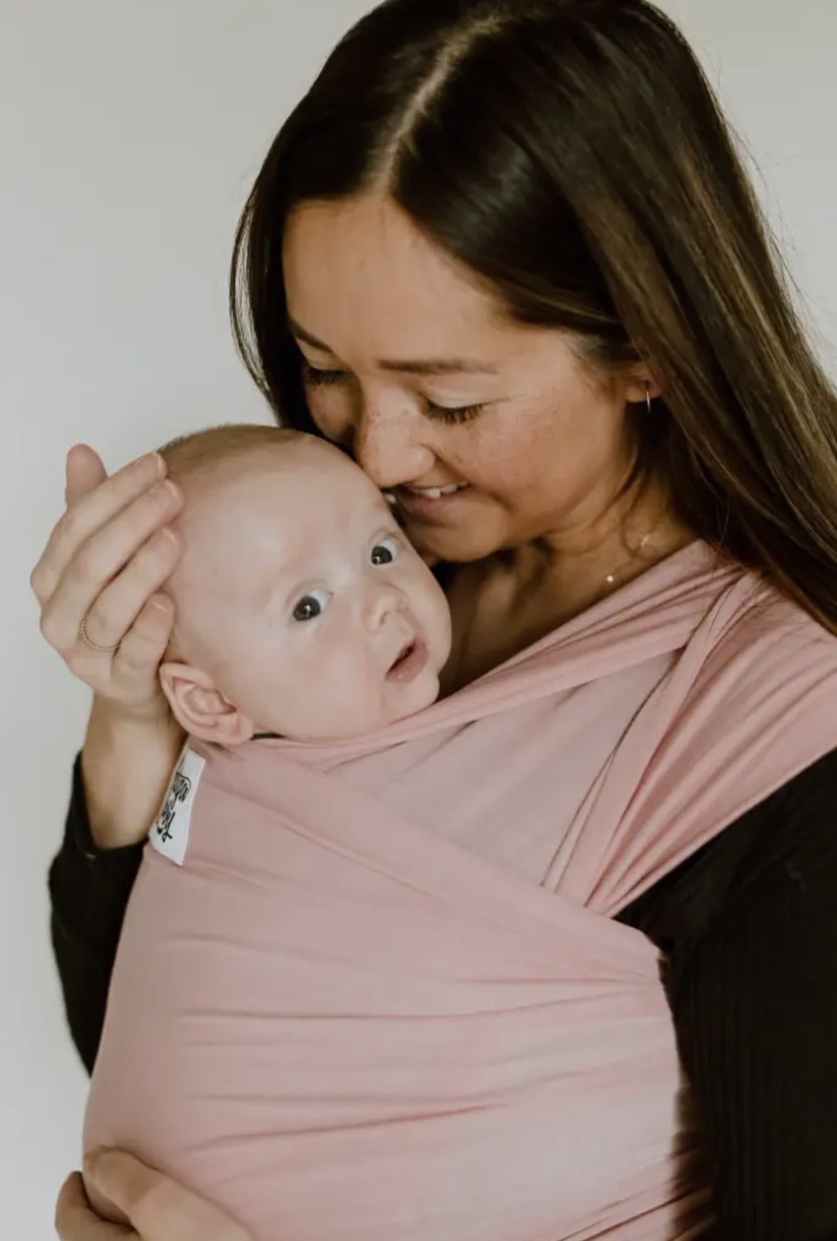 The Lillian : Blush Pink Beluga Baby Wrap