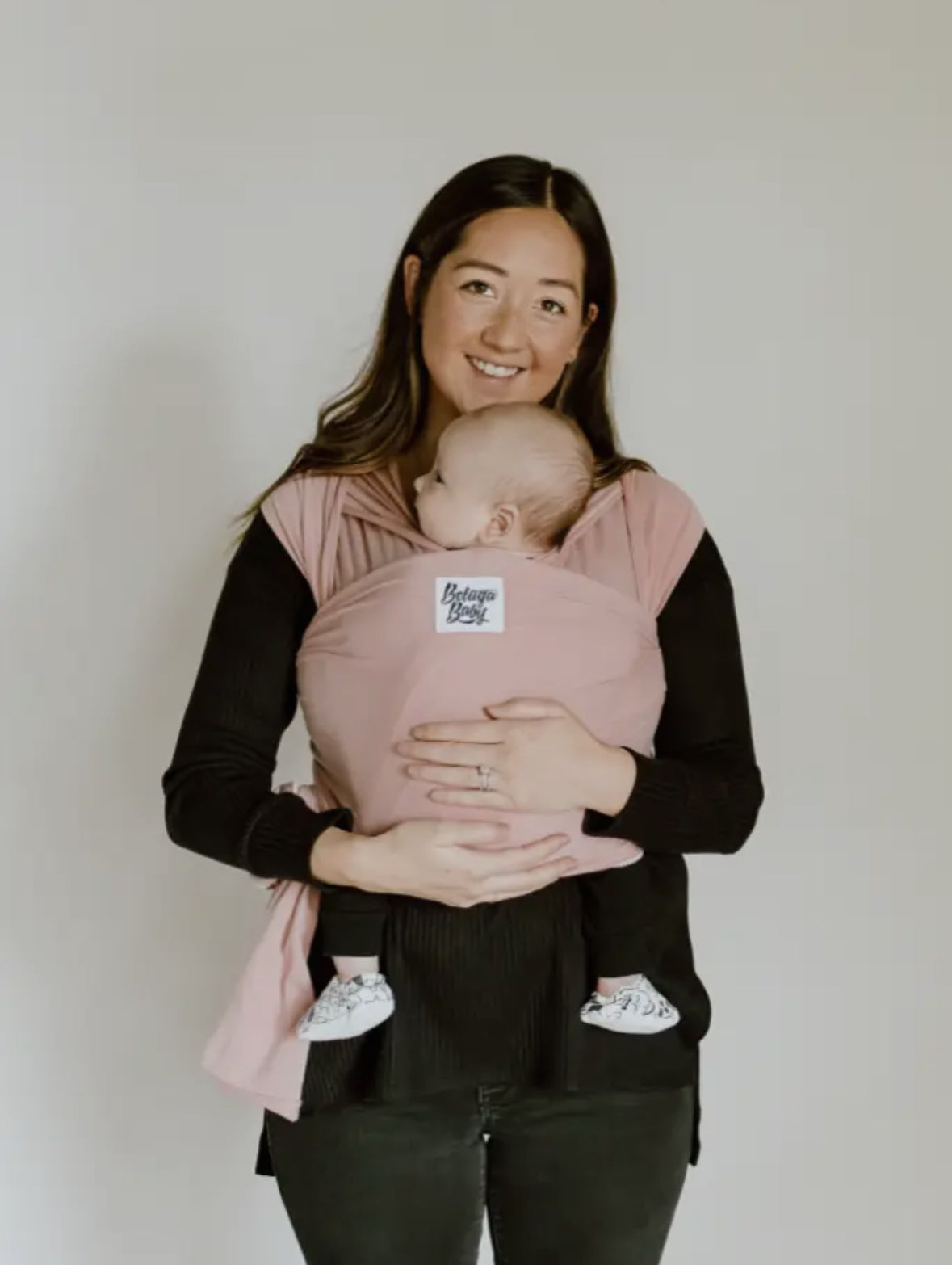 The Lillian : Blush Pink Beluga Baby Wrap