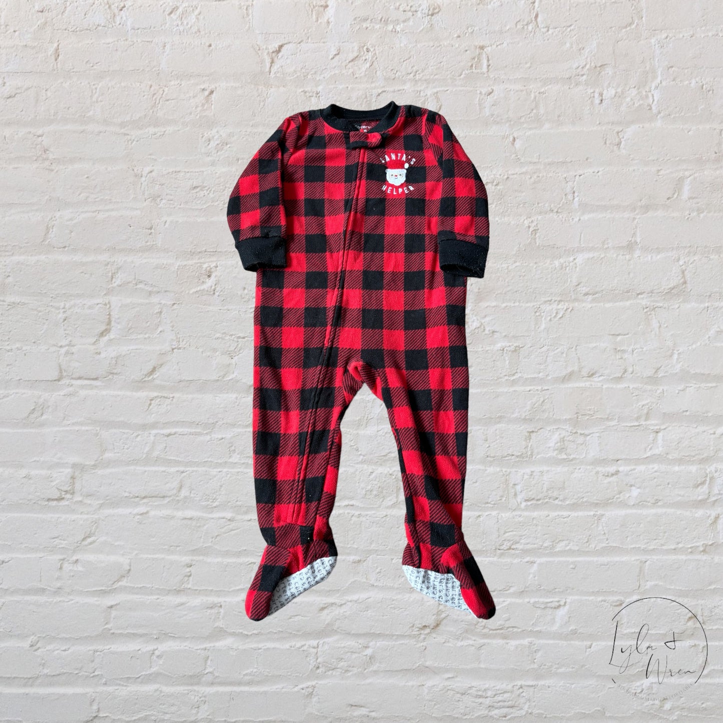 Carter's "Santa's Helper" Fleece Sleeper | 12 M