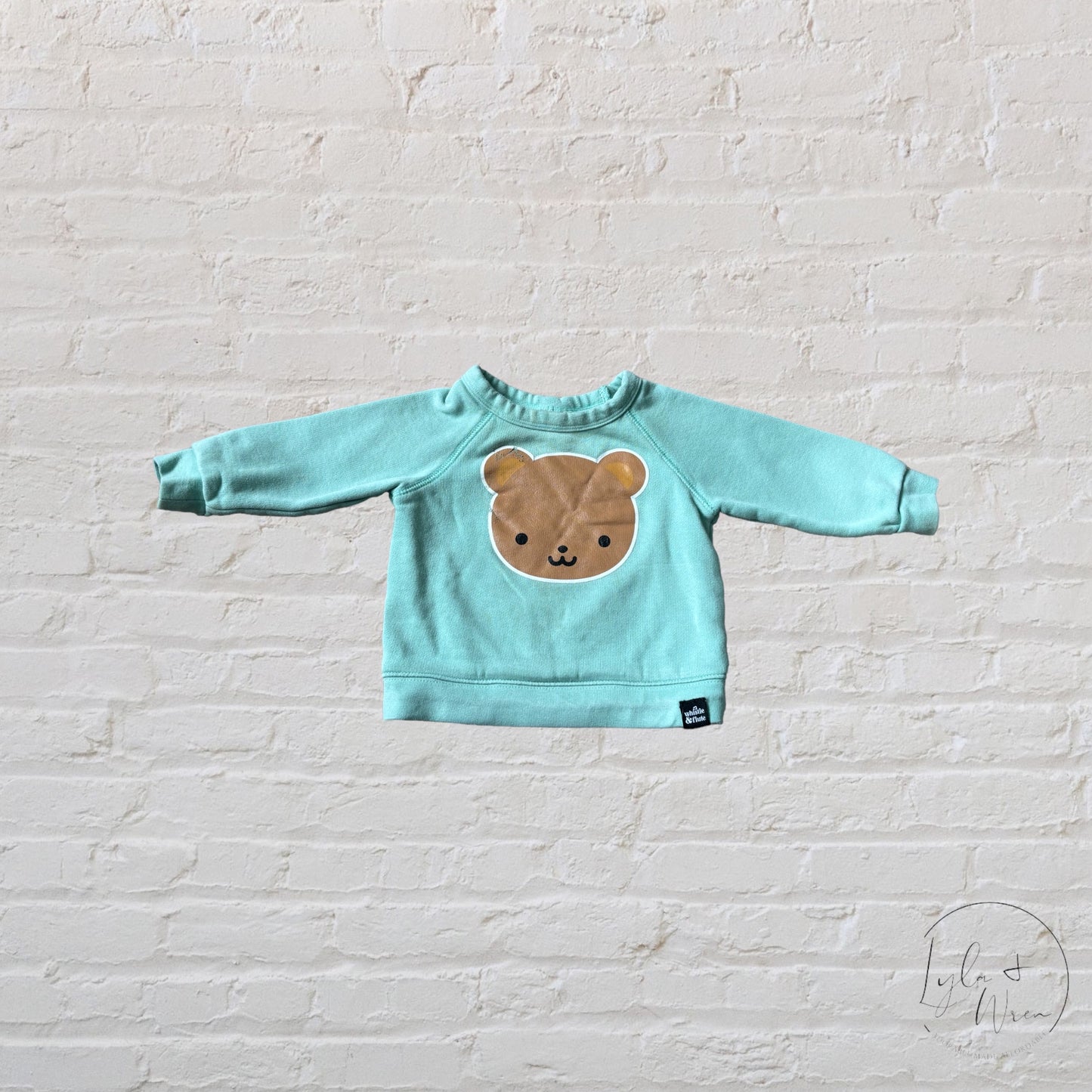 Whistle & Flute Teddy Bear Pullover | 6-12 M