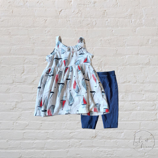 2 Piece Carter's Sailing Outfit Set | 6 M