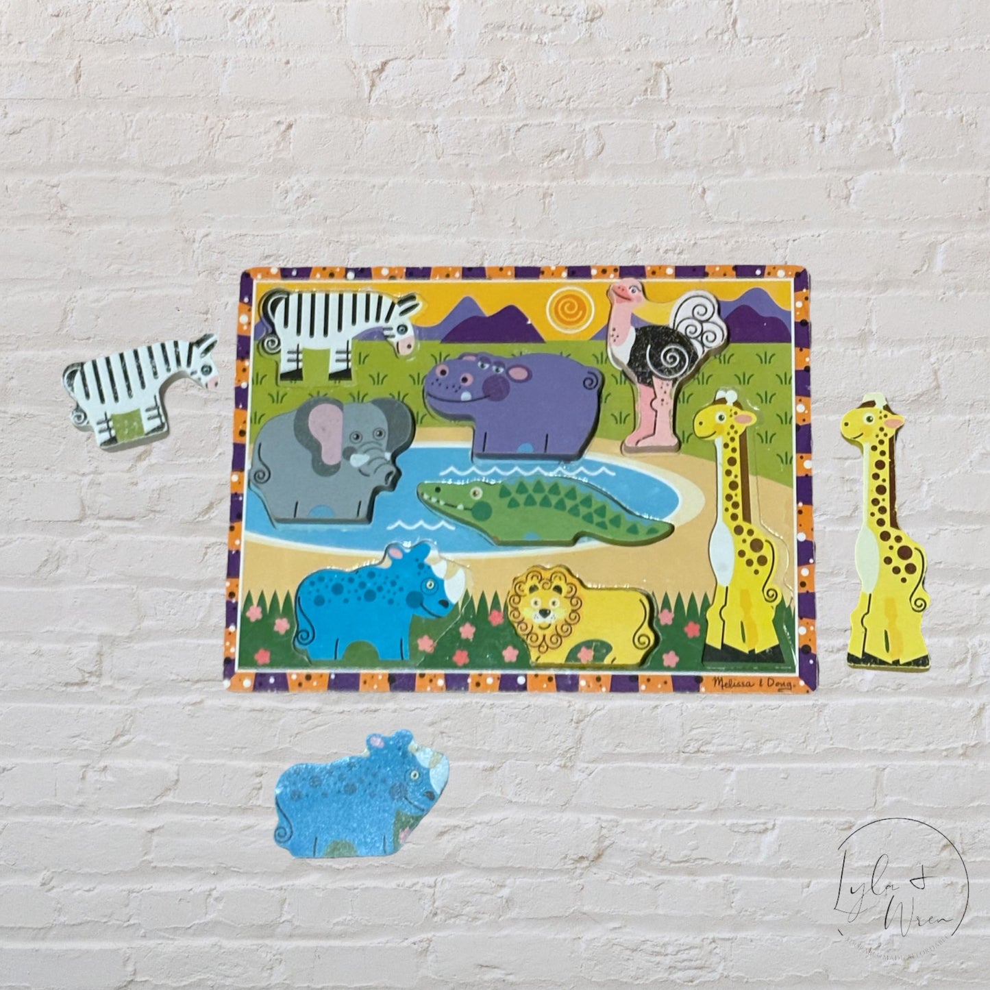 Melissa & Doug Wood Puzzle | Safari