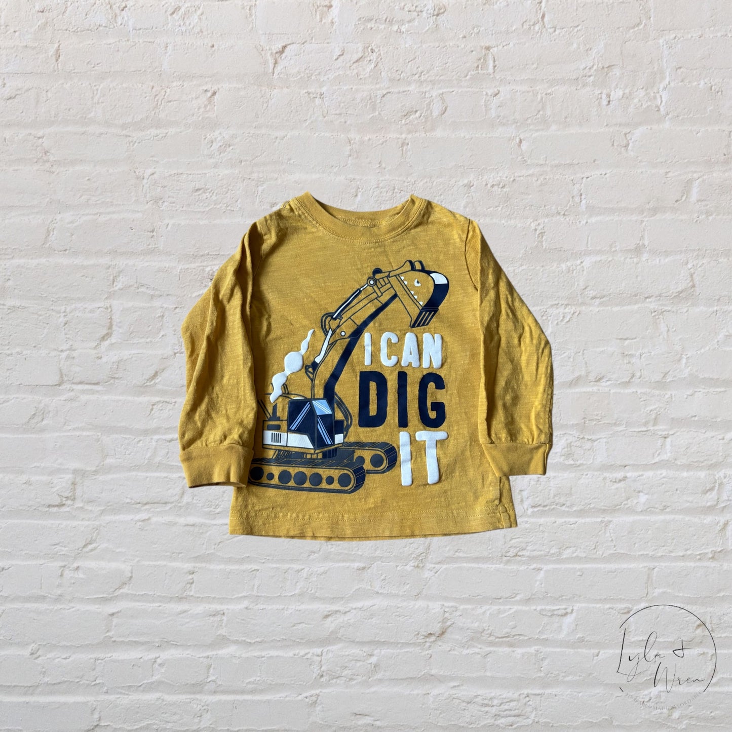 Carter’s “I Can Dig It” Excavator Shirt | 2T