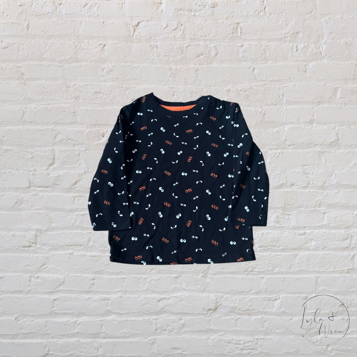 George “Boo” Halloween Long Sleeve Shirt | 2T