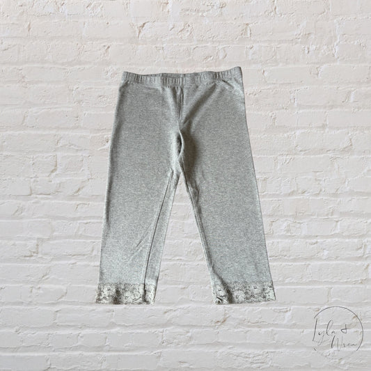 Grey Capri Leggings | L 10/12