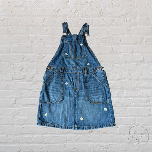 Carter’s Embroidered Denim Overall Dress | 8