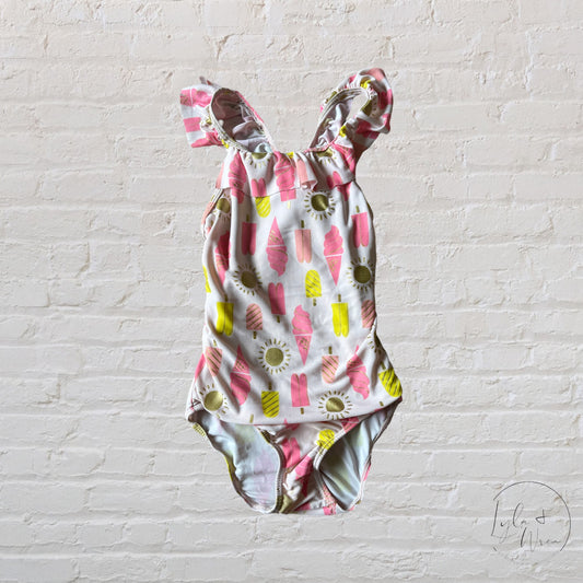 Ruffle Strap Swimsuit | 5T