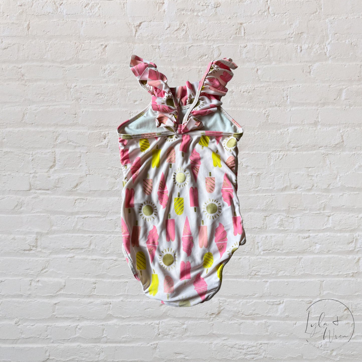 Ruffle Strap Swimsuit | 5T