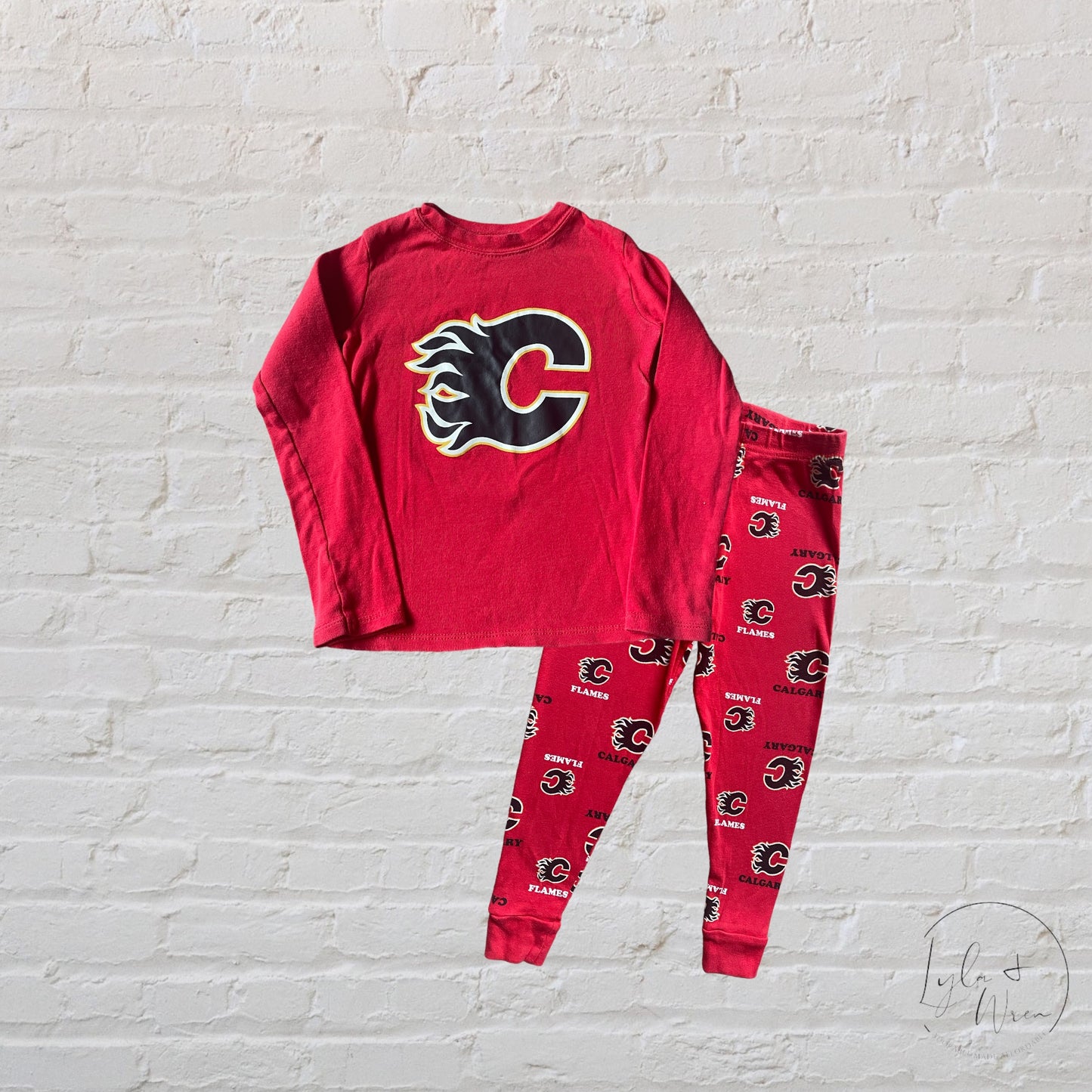 Calgary Flames Sleepwear Set | 4T