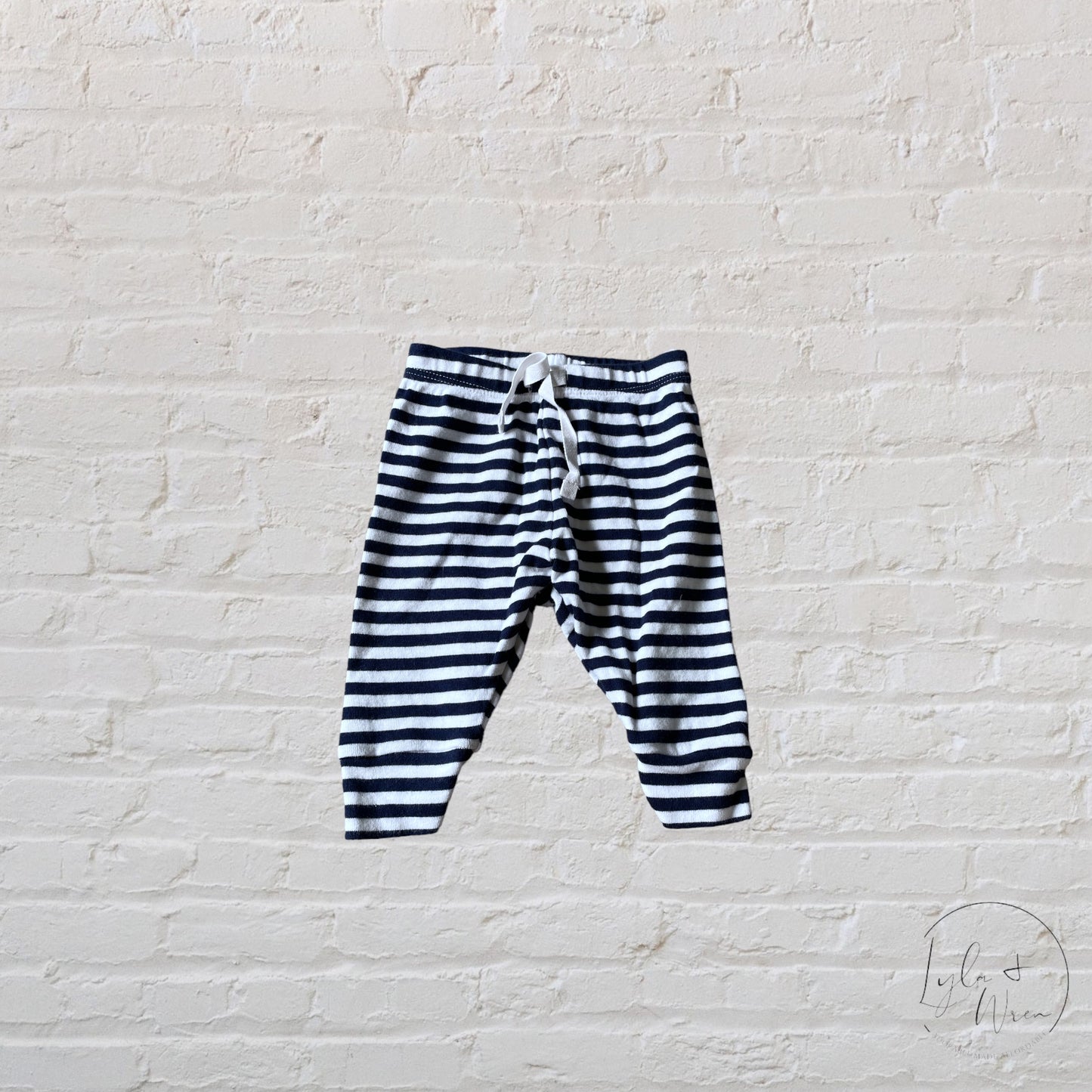 Navy + White Stripe Pants | NB