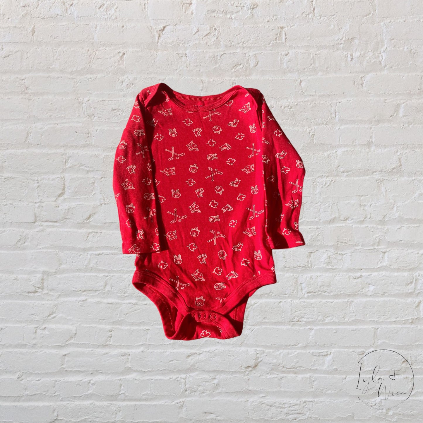 Joe Fresh Canadian Print Bodysuit | 12-18 M