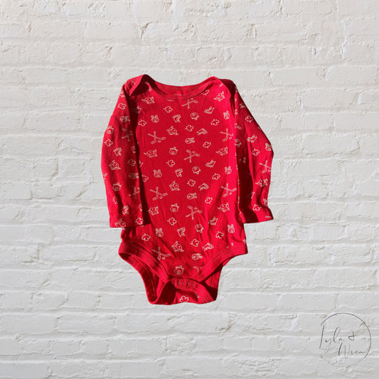 Joe Fresh Canadian Print Bodysuit | 12-18 M