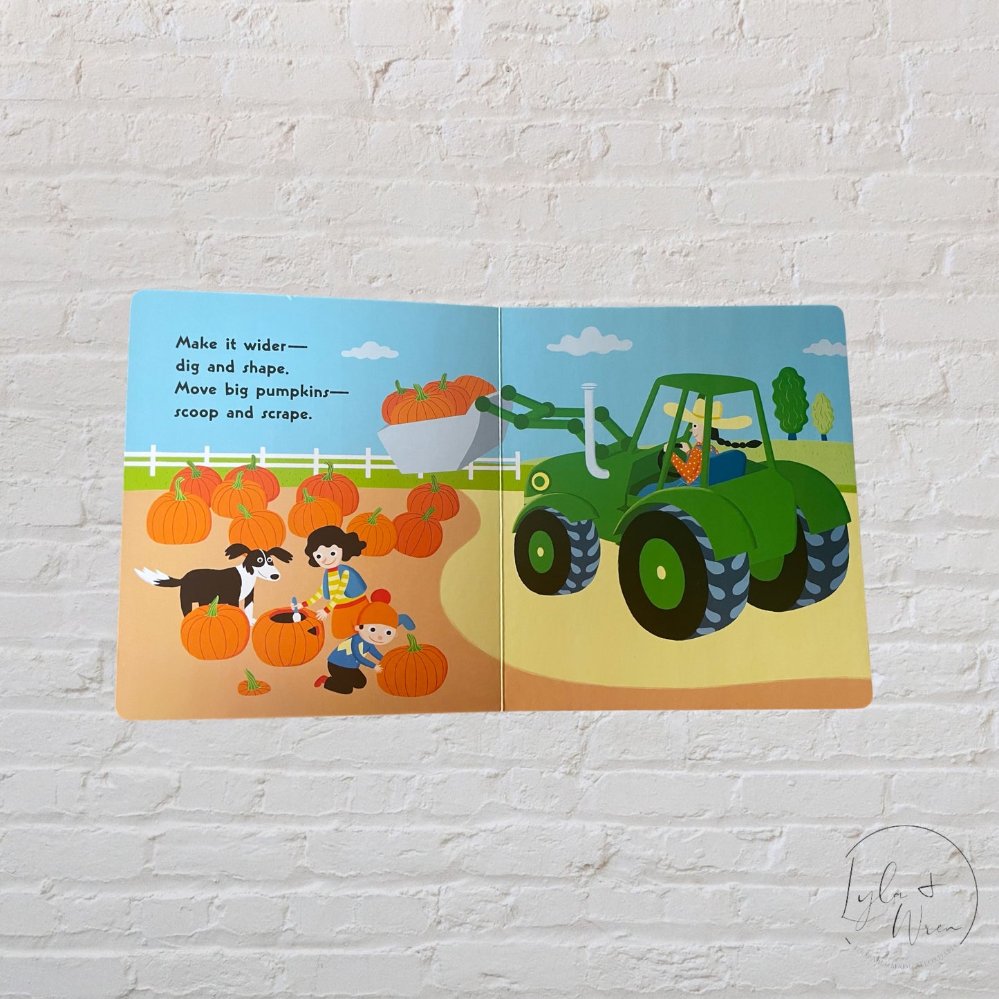 Green Tractor | Board Book