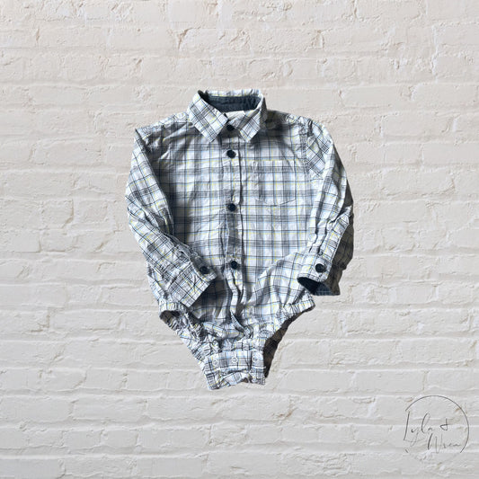 Koala Kids Plaid Bodysuit | 12-18 M