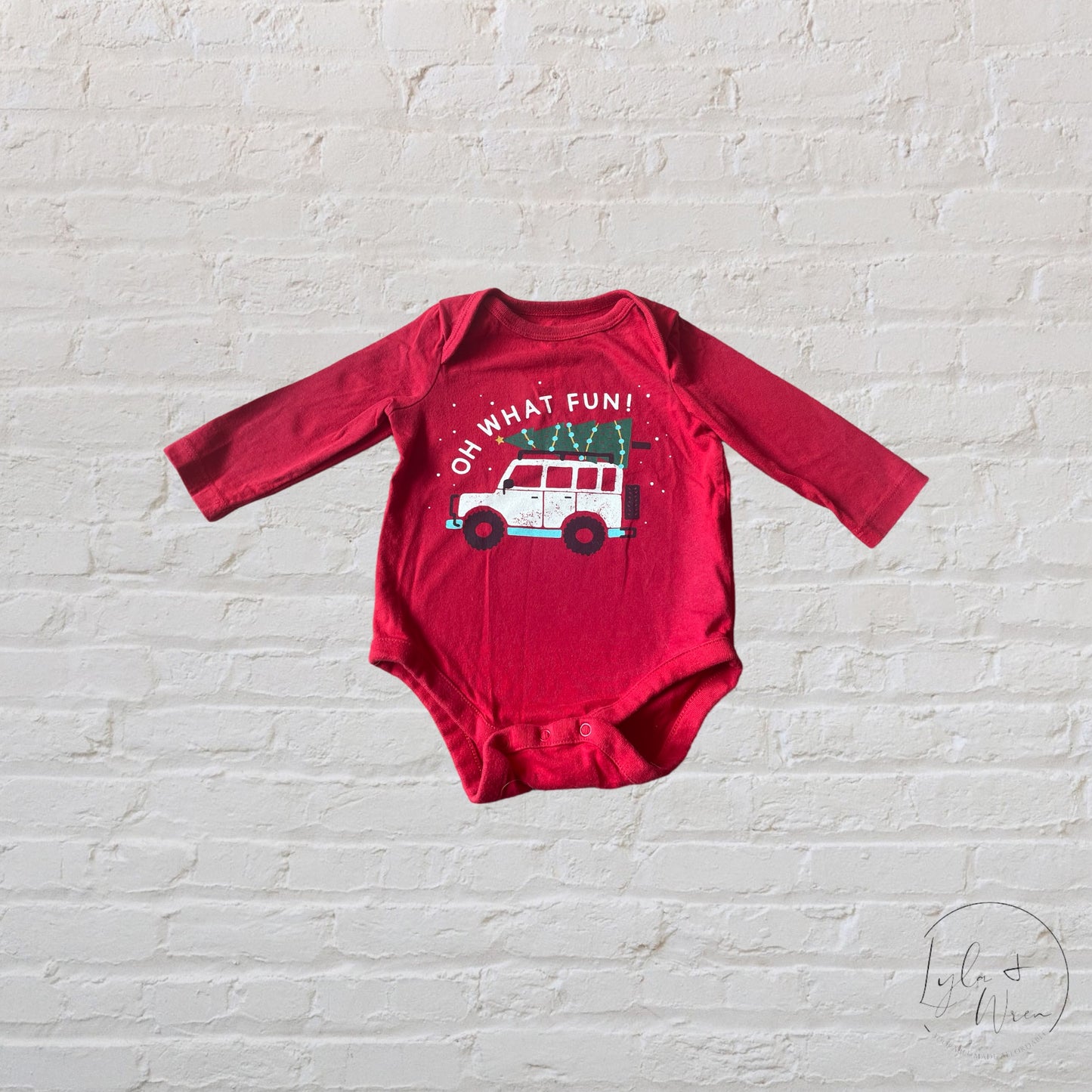 BabyGap “Oh What Fun” Bodysuit | 3-6 M