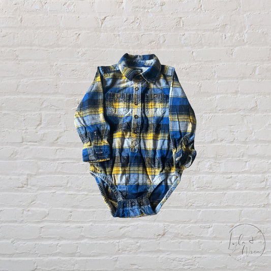 Oshkosh Plaid Bodysuit | 18-24 M