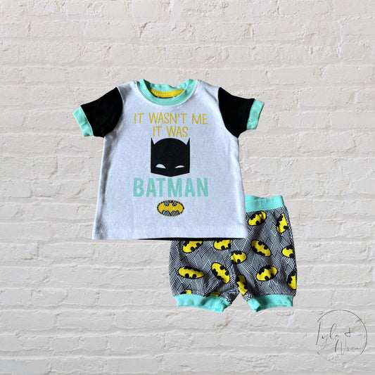 Batman Sleepwear Set | 0-3 M