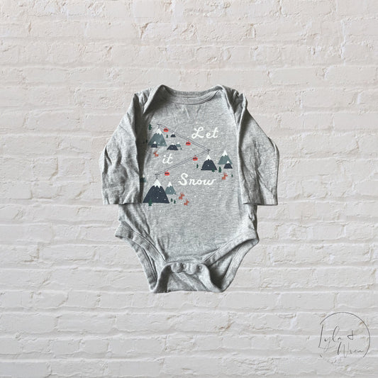 BabyGap “Let It Snow” Bodysuit | 3-6 M