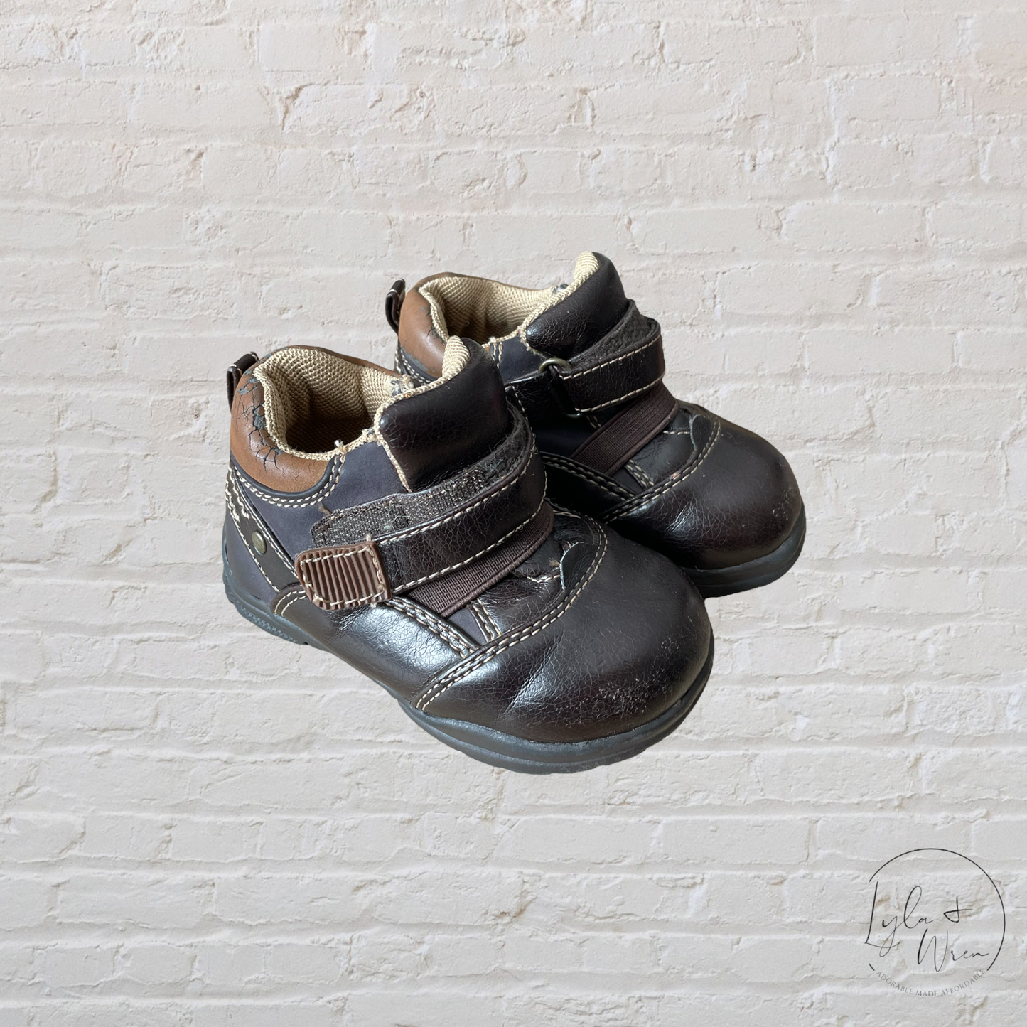 Barefoot Walking Brown Leather Shoes | Toddler 4