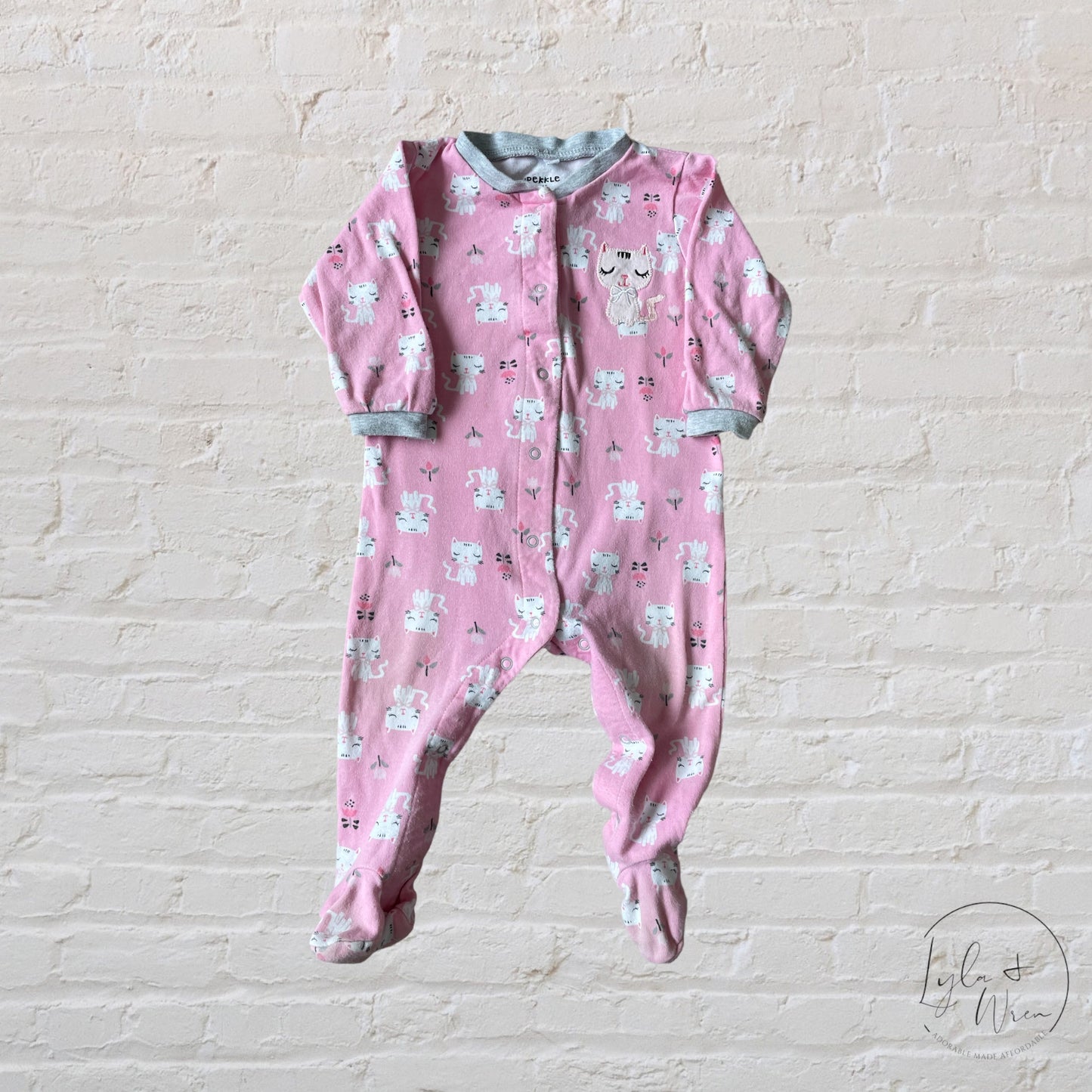 Pekkle Pink Kitty Sleeper | 9 M