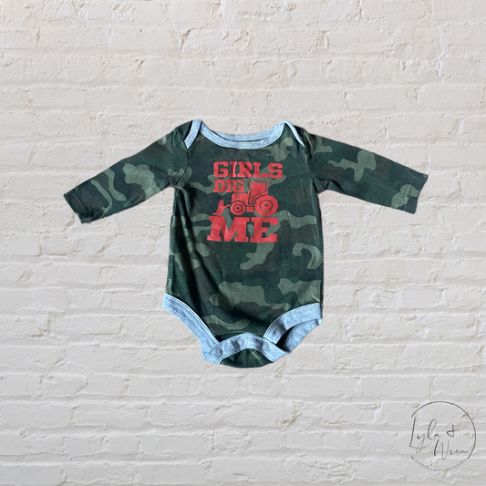 George “Girls Dig Me” Bodysuit | 0-3 M