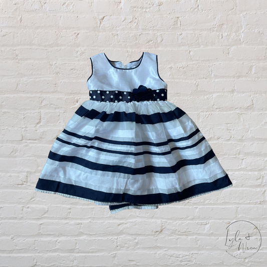 Navy + White Dress | 12 M